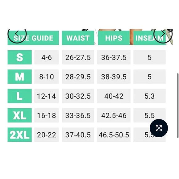 BVVU Women's Size XL UPF 50 Activewear Shorts Black Athletic Stretch NWT - Picture 7 of 7